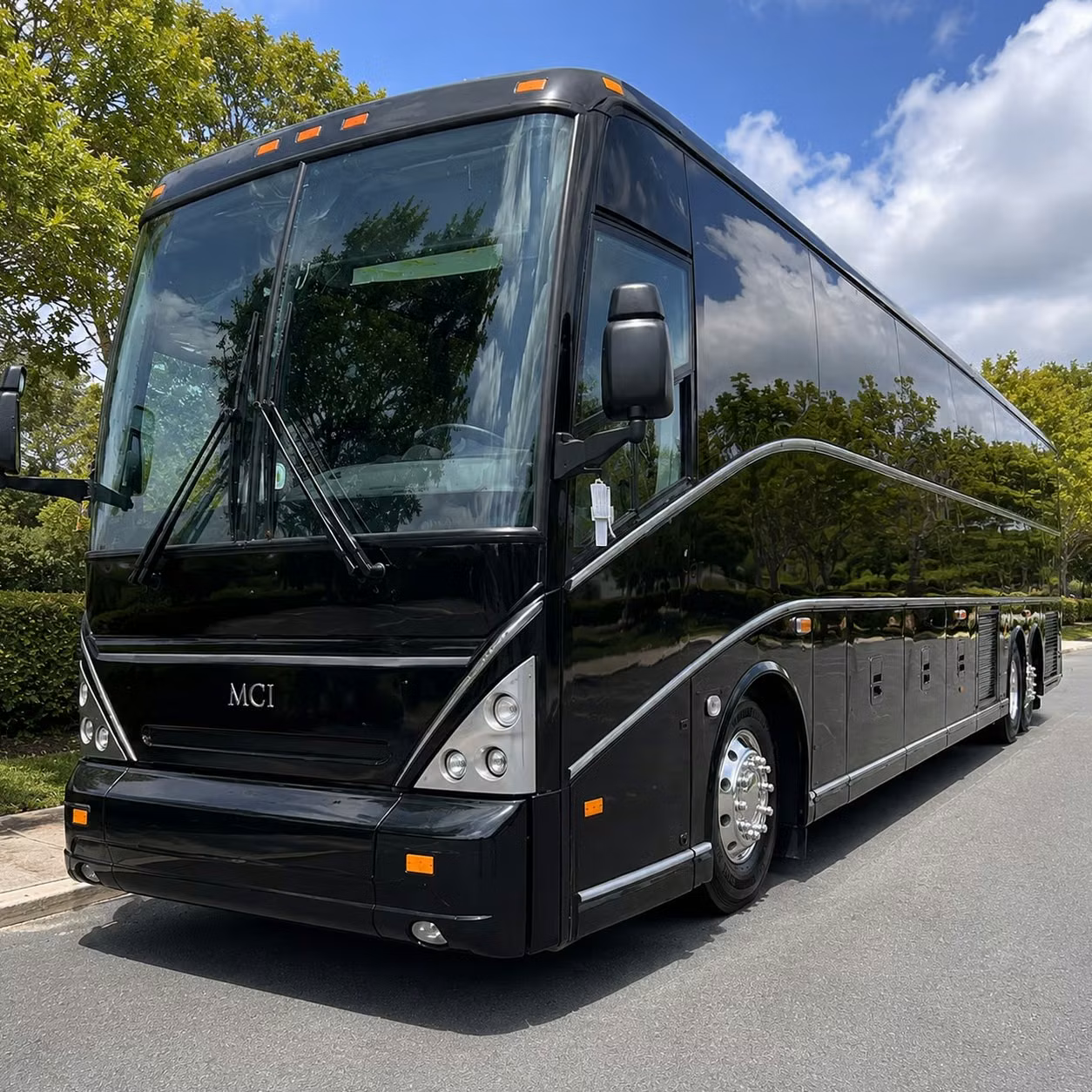 coral springs charter bus rental exterior